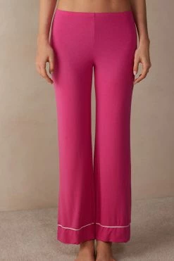 Pretty Flowers Full-Length Modal Trousers