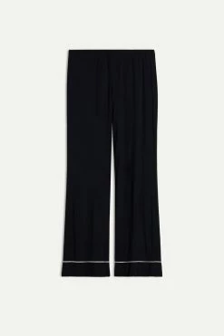 Pretty Flowers Full-Length Modal Trousers -intimissimi shop PD1294P9887 F