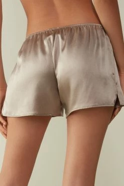 Smooth Silk-Satin Shorts 13 Smooth Silk-Satin Shorts -intimissimi shop PD71S3651I BI