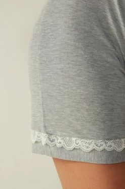 Modal Shorts With Lace Details 11 Modal Shorts With Lace Details -intimissimi shop PDC700031 DT1W