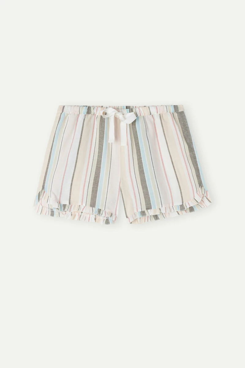 Marine Holidays Cotton And Linen Shorts 7 Marine Holidays Cotton And Linen Shorts - Image 5