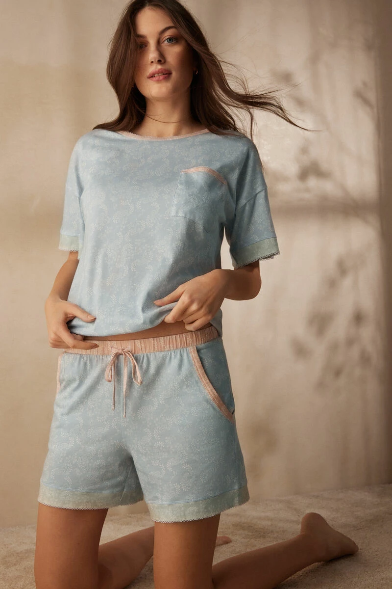 Romantic Cashmere Cotton Shorts 4 Romantic Cashmere Cotton Shorts - Image 2