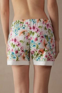 Botanical Lyrics Modal Shorts -intimissimi shop PDC912229J BI