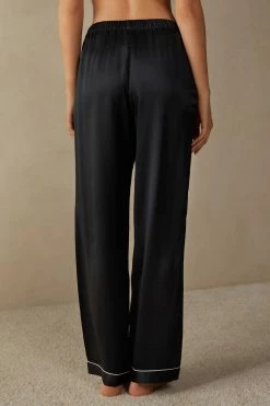 Silk Satin Trousers 13 Silk Satin Trousers -intimissimi shop PDL1233019 BI