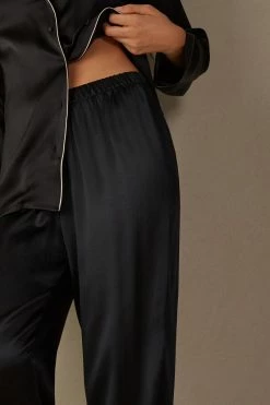 Silk Satin Trousers 11 Silk Satin Trousers -intimissimi shop PDL1233019 DT1W