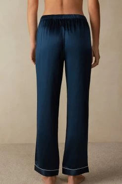 Silk Satin Trousers 13 Silk Satin Trousers -intimissimi shop PDL12331467 BI