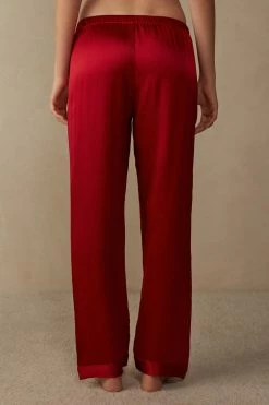 Silk Satin Trousers 11 Silk Satin Trousers -intimissimi shop PDL12331473 BI