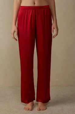 Silk Satin Trousers