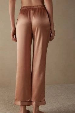 Silk Satin Trousers 13 Silk Satin Trousers -intimissimi shop PDL1233163I BI