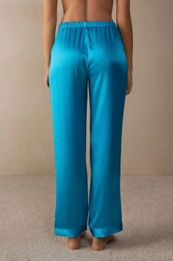 Silk Satin Trousers -intimissimi shop PDL1233210J BI