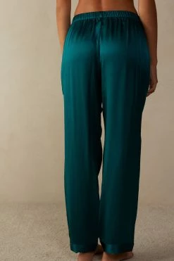 Silk Satin Trousers -intimissimi shop PDL12334572 BI