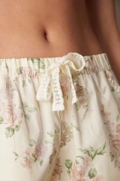 Scent Of Roses Full-Length Plain-Weave Cotton Trousers 10 Scent Of Roses Full-Length Plain-Weave Cotton Trousers -intimissimi shop PDL2484205J DT1W