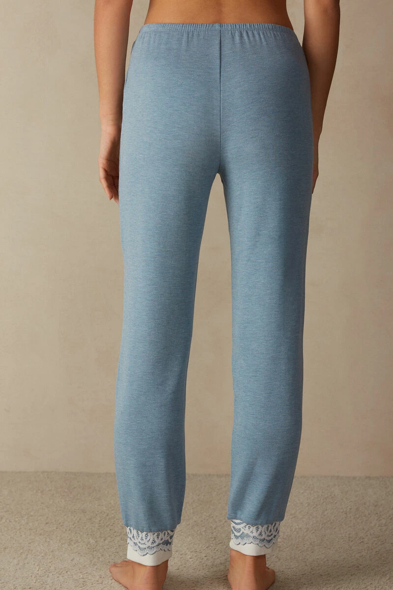 Romantic Bedroom Modal With Wool Cuffed Full-Length Trousers 7 Romantic Bedroom Modal With Wool Cuffed Full-Length Trousers - Image 5