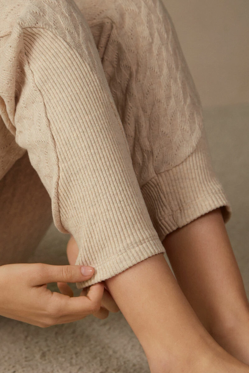 Winter Braid Full-Length Trousers With Cuffed Ankles 5 Winter Braid Full-Length Trousers With Cuffed Ankles - Image 3