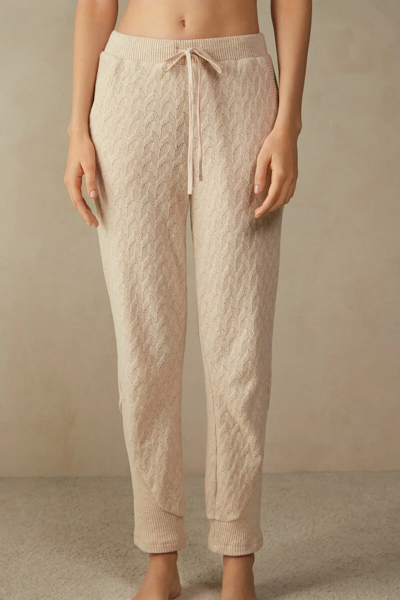 Winter Braid Full-Length Trousers With Cuffed Ankles 3 Winter Braid Full-Length Trousers With Cuffed Ankles