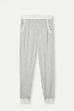 Timeless Heritage Full-Length Trousers With Cuffed Ankles 14 Timeless Heritage Full-Length Trousers With Cuffed Ankles -intimissimi shop PDL906P154J F