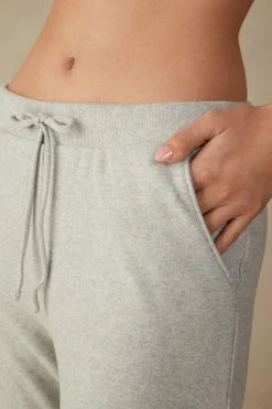 Warm Cuddles Full-Length Trousers With Cuffed Ankles 12 Warm Cuddles Full-Length Trousers With Cuffed Ankles -intimissimi shop PDL907P5349 DT1W