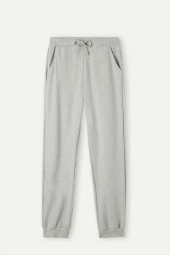 Warm Cuddles Full-Length Trousers With Cuffed Ankles 14 Warm Cuddles Full-Length Trousers With Cuffed Ankles -intimissimi shop PDL907P5349 F