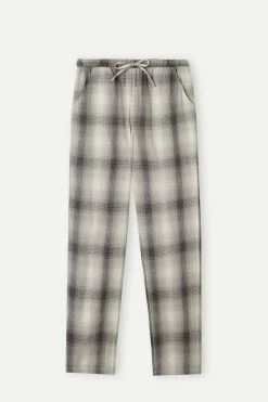 Warm Cuddles Brushed Plain-Weave Trousers 14 Warm Cuddles Brushed Plain-Weave Trousers -intimissimi shop PDL907T149J F