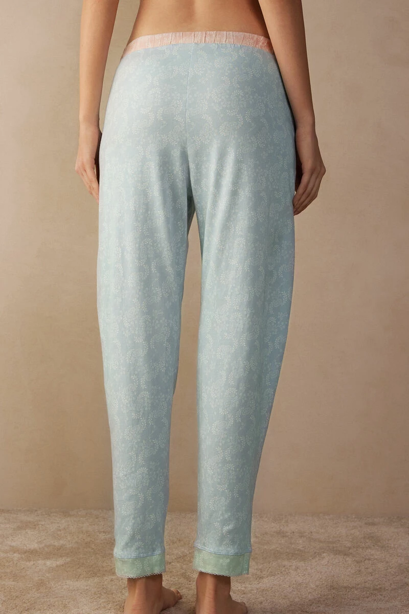 Romantic Cashmere Full-Length Cotton Trousers 6 Romantic Cashmere Full-Length Cotton Trousers - Image 4