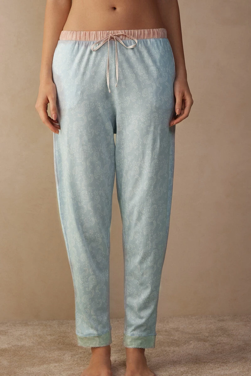Romantic Cashmere Full-Length Cotton Trousers 3 Romantic Cashmere Full-Length Cotton Trousers