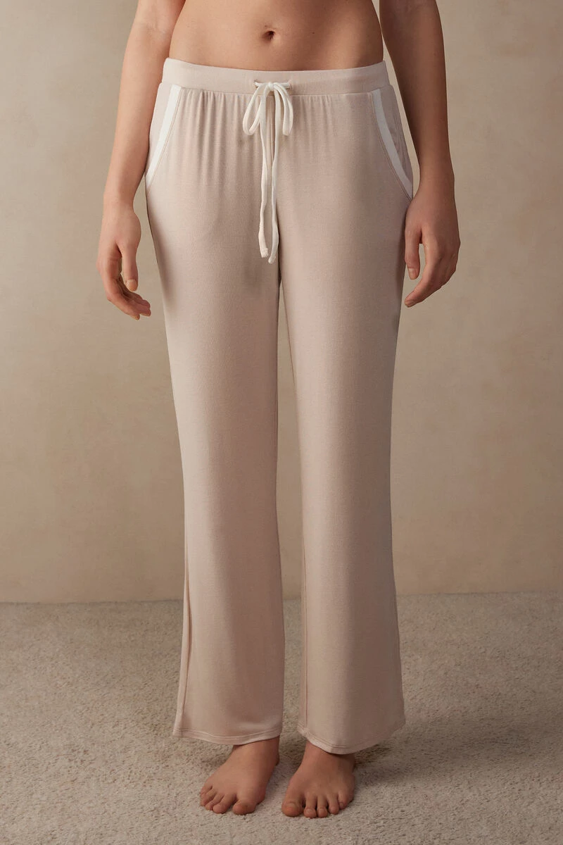 Simple Elegance Long Modal Trousers 3 Simple Elegance Long Modal Trousers