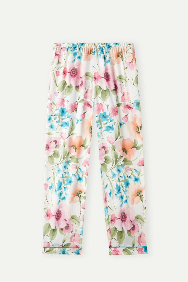 Botanical Lyrics Full-Length Satin Trousers 8 Botanical Lyrics Full-Length Satin Trousers - Image 6