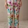 Botanical Lyrics Full-Length Satin Trousers -intimissimi shop PDL912A228J FI