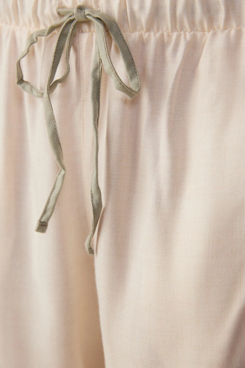 Lost In Fields Full-Length Plain-Weave Modal Trousers 6 Lost In Fields Full-Length Plain-Weave Modal Trousers - Image 4