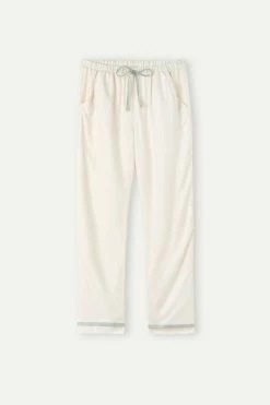 Lost In Fields Full-Length Plain-Weave Modal Trousers 14 Lost In Fields Full-Length Plain-Weave Modal Trousers -intimissimi shop PDL913T230J F