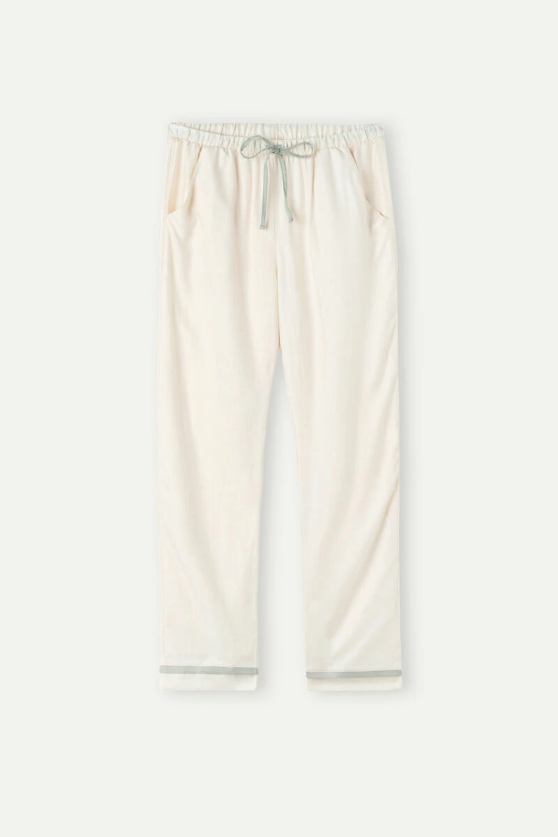 Lost In Fields Full-Length Plain-Weave Modal Trousers 8 Lost In Fields Full-Length Plain-Weave Modal Trousers - Image 6
