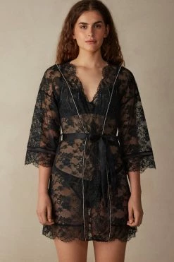 Shine High Like Stars Lace Kimono