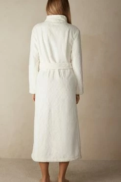 Elegant Night Long Dressing Gown -intimissimi shop PVD6712127 BI