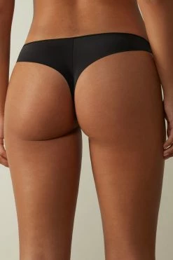 Lace And Microfibre Brazilian Briefs 13 Lace And Microfibre Brazilian Briefs -intimissimi shop SBD96M019 BI