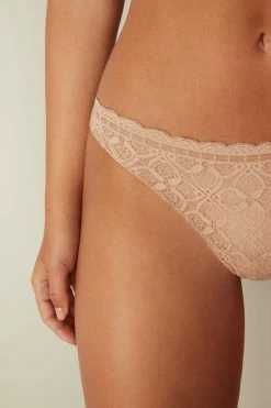Lace And Microfibre Brazilian Briefs 12 Lace And Microfibre Brazilian Briefs -intimissimi shop SBD96M044 DT2W