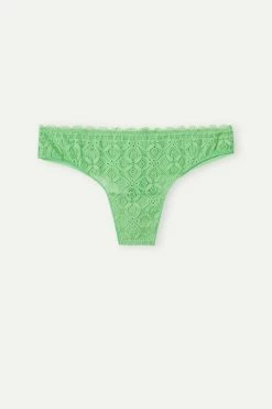 Lace And Microfibre Brazilian Briefs 14 Lace And Microfibre Brazilian Briefs -intimissimi shop SBD96M218J F