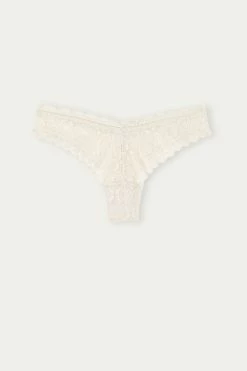 80s-Style Lace Brazilian Briefs -intimissimi shop SBD96O2280 F