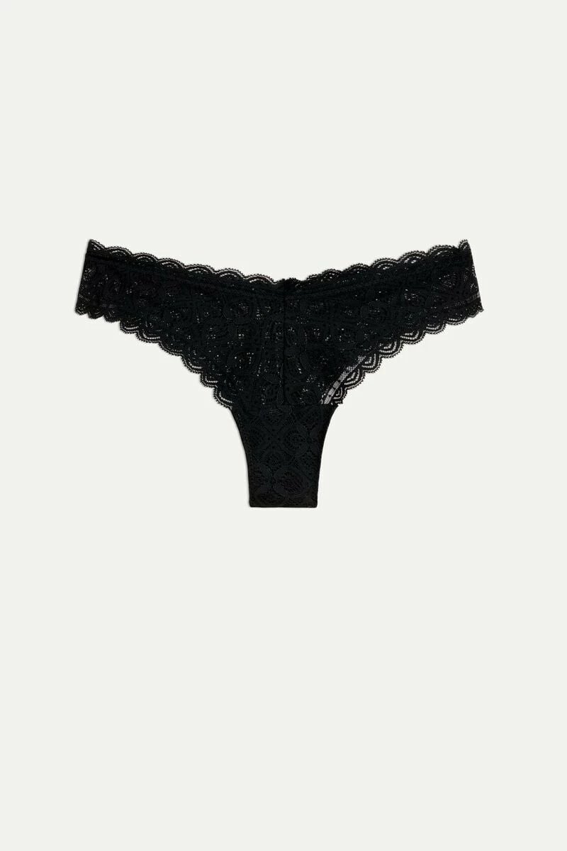 80s-Style Lace Brazilian Briefs 8 80s-Style Lace Brazilian Briefs - Image 6