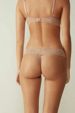 Lace Brazilian Briefs 13 Lace Brazilian Briefs -intimissimi shop SBD96P044 BI