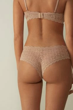 Lace Brazilian French Knickers 13 Lace Brazilian French Knickers -intimissimi shop SCD96B044 BI