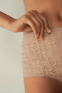 High-Rise Lace French Knickers 12 High-Rise Lace French Knickers -intimissimi shop SCD96P044 DT2W