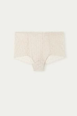 High-Rise Lace French Knickers -intimissimi shop SCD96P2280 F