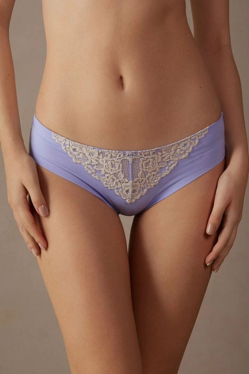 Pretty Flowers Seamless Cotton Briefs 3 Pretty Flowers Seamless Cotton Briefs