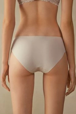 Pretty Flowers Seamless Cotton Briefs -intimissimi shop SI1294V2280 BI