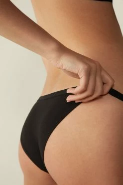 Natural Cotton Briefs With Side Straps 12 Natural Cotton Briefs With Side Straps -intimissimi shop SI65F2 wear 019 DT2