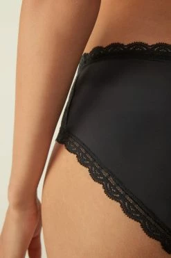 Microfibre And Lace Briefs 12 Microfibre And Lace Briefs -intimissimi shop SI96A3019 DT2W