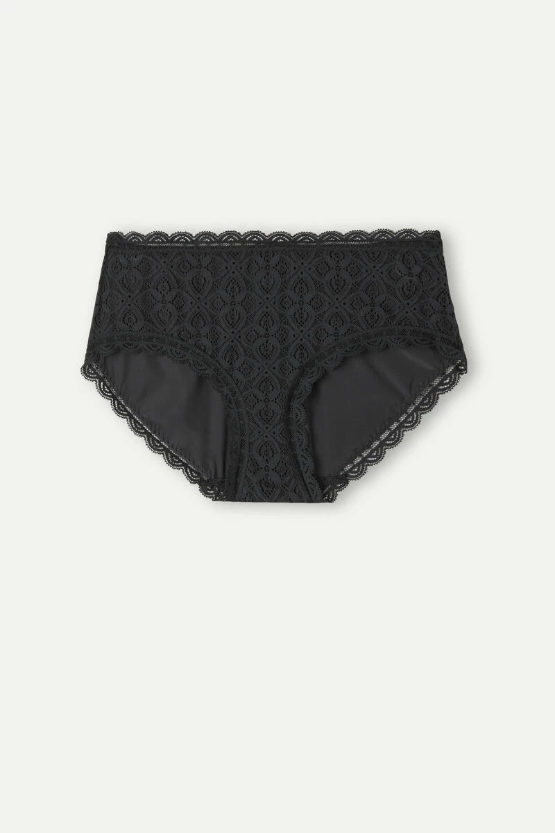 Microfibre And Lace Briefs 8 Microfibre And Lace Briefs - Image 6