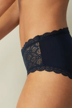Microfibre And Lace Briefs -intimissimi shop SI96A31467 DT1W