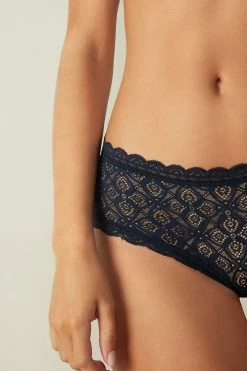 Microfibre And Lace Briefs -intimissimi shop SI96A31467 DT2W