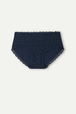 Microfibre And Lace Briefs -intimissimi shop SI96A31467 F